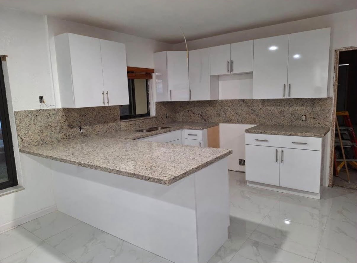 The finished kitchen